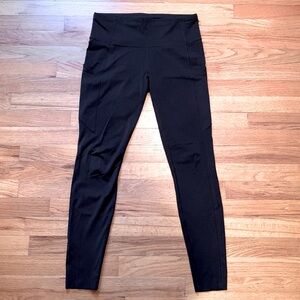 Lululemon Fast and Free leggings, size 8, 25”, black.
